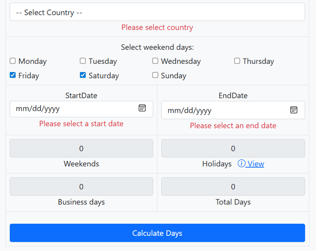 Day Calculator